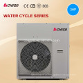 Calentador de agua multifuncional de alta temperatura de la bomba de calor de la fuente de aire 9kw 12.9kw con la recuperación de calor